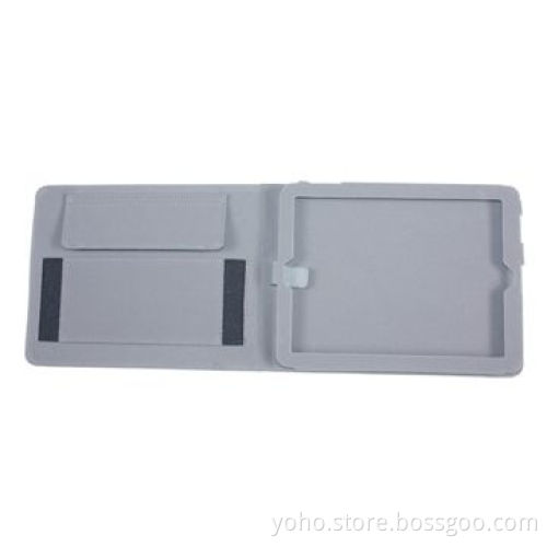 Multifunction Leather Case for iPad 2, with Elastic Hand Strap for Support